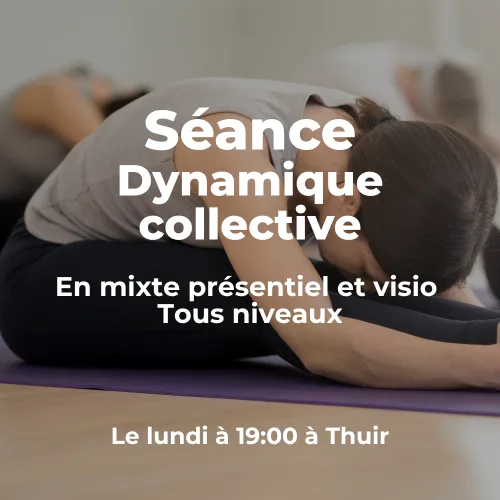 Posture de flexion avant — séance collective